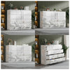 120CM High Gloss Chest of 6 7 8Drawers Tall Wide Bedside Table Cabinet Furniture