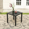 Outdoor Chair Patio Furniture Garden Bistro Rattan Chair Metal Side Coffee Table