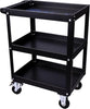 KS Tools Workshop Service Trolley, Metal, Black, 76, 3 x 44, 3 x 84, 3 cm (B x T