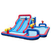Giant Water Slide Park 5-In-1 Inflatable Jumping House w/Dual Slides