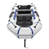 10ft PVC Water Adult Assault Boat 330kg Capacity Off-White Color Camping Gear UK