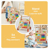Sit to Stand Montessori Walker Toy with Storage-Multicolor