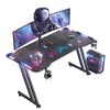 160 x 60cm Gaming Desk LED RGB Computer Table Workstations