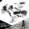 Hydraulic Rowing Machine Rower Adjustable Resistance-Black