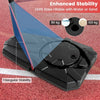 Outdoor 7.5-10 FT Height Adjustable Basketball Goal System with Wheels