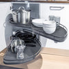 Pull out Blind Corner Basket Twin Shelves Holder Rack Soft Close Kitchen Cabinet