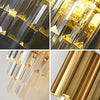 Modern Glass Wall Sconce Lights Bedroom Living Room Bedside E14 Bulb Fixture