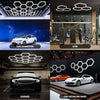 11HEX Honeycomb Light Hexagon LED Lighting Lamp for Home Workshop Car Garage Gym