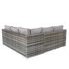 Rattan Sofa Garden Furniture 5 Seater Couch Table Patio Set Chair Settee L Shape
