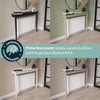 Large & Narrow Unfinished Wall Mounted Console Table - 150cm - Ava AAV006