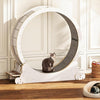 39.3 inch Cat Exercise Running Wheel Treadmill w/Carpeted Runway for Indoor Cats
