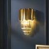 Modern Glass Wall Sconce Lights Bedroom Living Room Bedside E14 Bulb Fixture