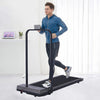 LED Foldable Treadmill Walking Running Machine Home Office Under Desk w/ Remote