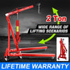 2 Ton Hydraulic Folding Engine Crane Hoist Lift Lifter Tonne Jack Stand Workshop
