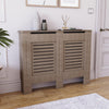 White Radiator Cover MDF Small Large Modern Wood Slat Grill Cabinet Furniture