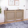 White Radiator Cover MDF Small Large Modern Wood Slat Grill Cabinet Furniture