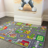 Kids Playmat City Toy Map Floor Mat Rug for Car Play Girls Boys Children Bedroom