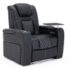 BROADWAY CINEMA 1,2,3,4 SEATER CHAIR BLACK / WHITE WITH TRAY AND WITHOUT TRAY