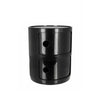 Round ABS Cylinder Cabinet Cupboard Drawer Storage Unit Bathroom Bedroom Stand