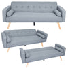 Sofa Bed Faux Leather Sofa Bed Recliner 3 Seater Luxury/Budget Modest