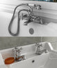 Traditional Bathroom Sink Basin Mixer, Bath Filler, Shower Tap Chrome Hamilton