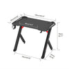 100/120cm RGB Gaming Desk Computer Desks with LED Lights Cool Gaming Atmosphere