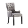 Velvet Pull Door Knocker Studded Dining Kitchen Accent Chairs Luxury Windsor