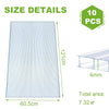 10PCS Polycarbonate Sheets Greenhouse 4mm Thick Roof Panel Twinwall UV Protect