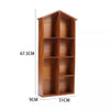 Vintage 10 Grids / House Shape Floating Wall Shelf Wooden Storage Display Rack