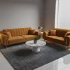 Luxury Chesterfield Sofa Set Velvet Armchair 2,3 Settee Lounger Couches 3+2 Set