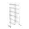 Grid Mesh Panel Display Various Sizes Retail Shopfitting with Pair Of L-Legs