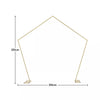 Wedding Round/Heart Arch Stand Backdrop Metal Frame Party Flower Balloons Rack