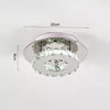20-100cm Flush Mount Modern Square Ceiling Chandelier Crystal Light Lamp Pendant