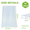 10PCS Polycarbonate Sheets Greenhouse 4mm Thick Roof Panel Twinwall UV Protect