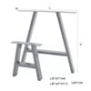 Steel Table Legs Trapezium Frame X Frame Dining Coffee Bench Desk Feet Stand DIY