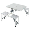 Folding Wooden Beer Table and Bench Set Garden Outdoor Bistro Bench Desk Chairs