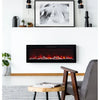 40-60" Electric Insert Fire LED Fireplace 9-12 Flame Wall/Inset Mount/Freestand