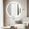 With 3 Mode Lights LED Bathroom Mirror Demister Illuminate Touch Sensor Anti-fog