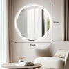 LED Bathroom Mirror with 3 Mode Lights Demister Illuminate Touch Sensor Anti-fog