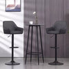 2x Bar Stools Breakfast Comfortable Swivel Gas Lift Kitchen Stool Leather Chairs
