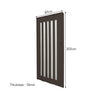 6/10mm Kitchen Bathroom PVC Concertina Accordion Door Bi Folding Sliding Panels