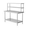 Stainless Steel Commercial Catering Table Work Bench Food Prep Kitchen Shelf UK