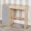 3 Drawer Wooden Bedroom Dressing Computer Work Table Desk Jewellery Office Unit