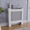 White Radiator Cover MDF Small Large Modern Wood Slat Grill Cabinet Furniture