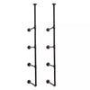 Shelf Industrial Steel pipe Wall Floating Storage Shelving Unit 2 - 4.5 Tiers