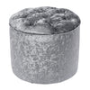 Velvet Dressing Table Stool Ottoman Footstool Chair Pouffe Seat Bedroom Vanity
