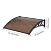 Door Canopy Window Awning Rain Shelter Front Back Porch Outdoor Patio Roof Cover