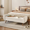 Upholstered Bed End Bench Ottoman Storage Benches Foot Stool Hallway Window Seat