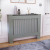 White Radiator Cover MDF Small Large Modern Wood Slat Grill Cabinet Furniture