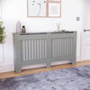 White Radiator Cover MDF Small Large Modern Wood Slat Grill Cabinet Furniture